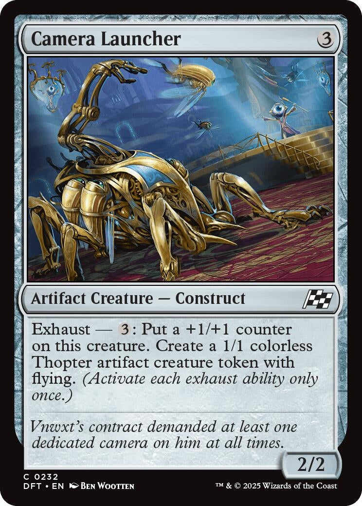 Image for Camera Launcher (232) (Foil) (Aetherdrift) (DFT) - Magic: The Gathering