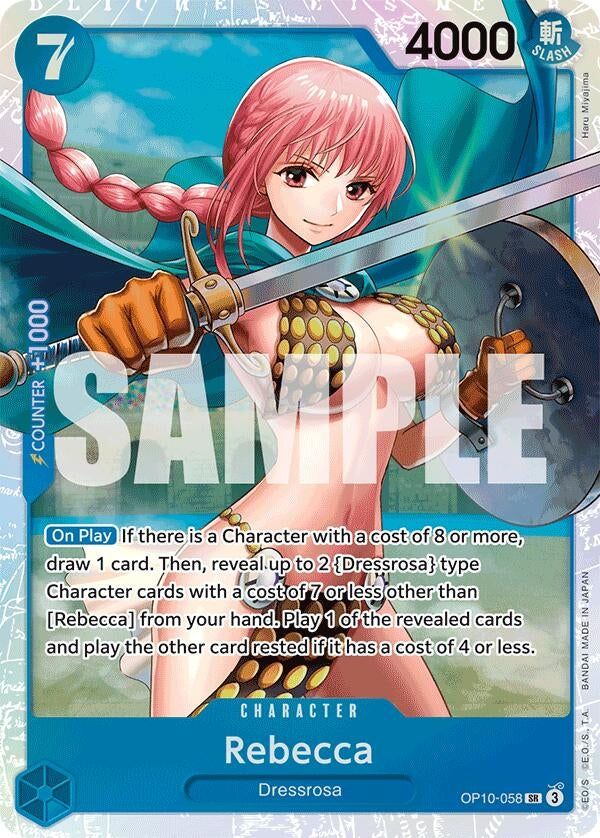 Image for Rebecca (OP10-058) (Foil) (Royal Blood) - One Piece Card Game