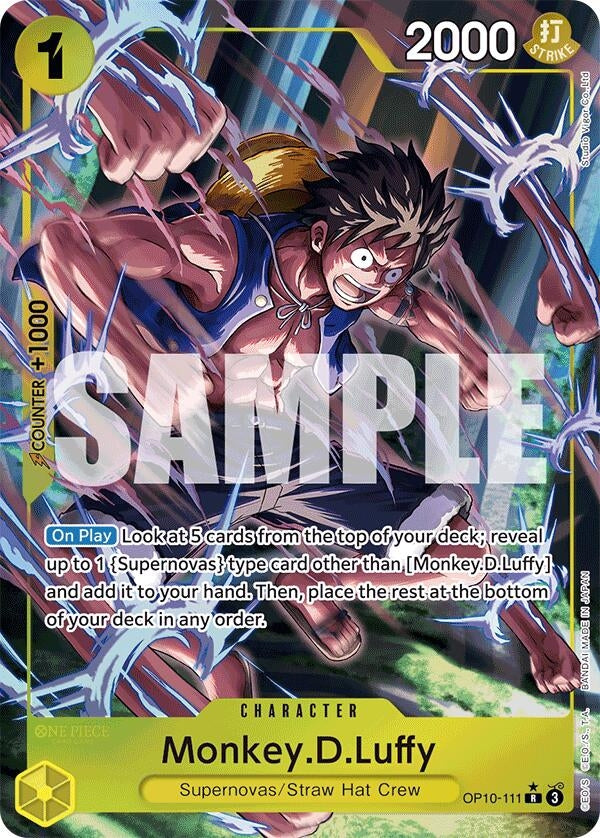 Image for Monkey.D.Luffy (111) (Parallel) (OP10-111) (Foil) (Royal Blood) - One Piece Card Game