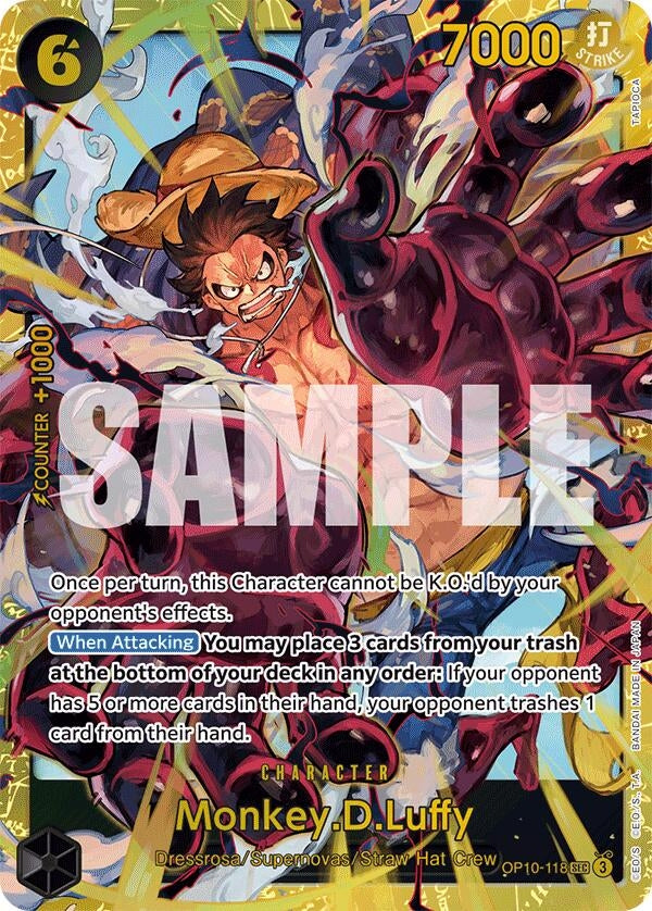 Image for Monkey.D.Luffy (118) (OP10-118) (Foil) (Royal Blood) - One Piece Card Game