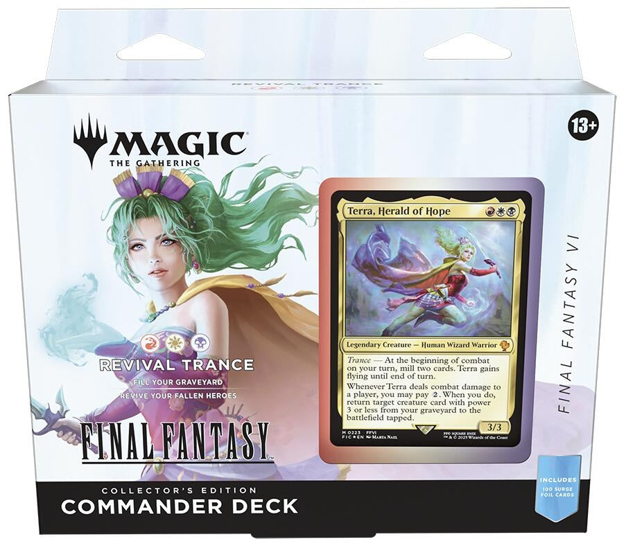 Image for FINAL FANTASY Commander Deck - FINAL FANTASY VI Revival Trance (Collector's Edition) - Magic: The Gathering