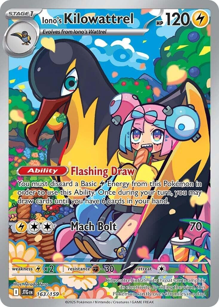 Iono's Kilowattrel (163/159) (SV09: Journey Together)