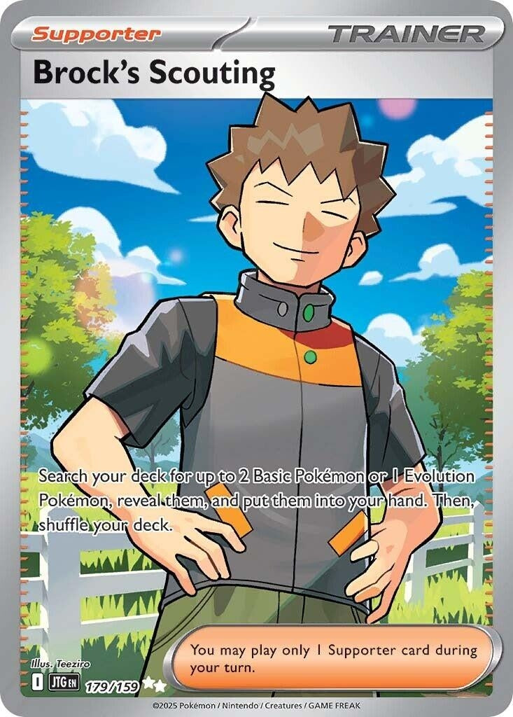 Image for Brock's Scouting (179/159) (SV09: Journey Together) - Pokemon