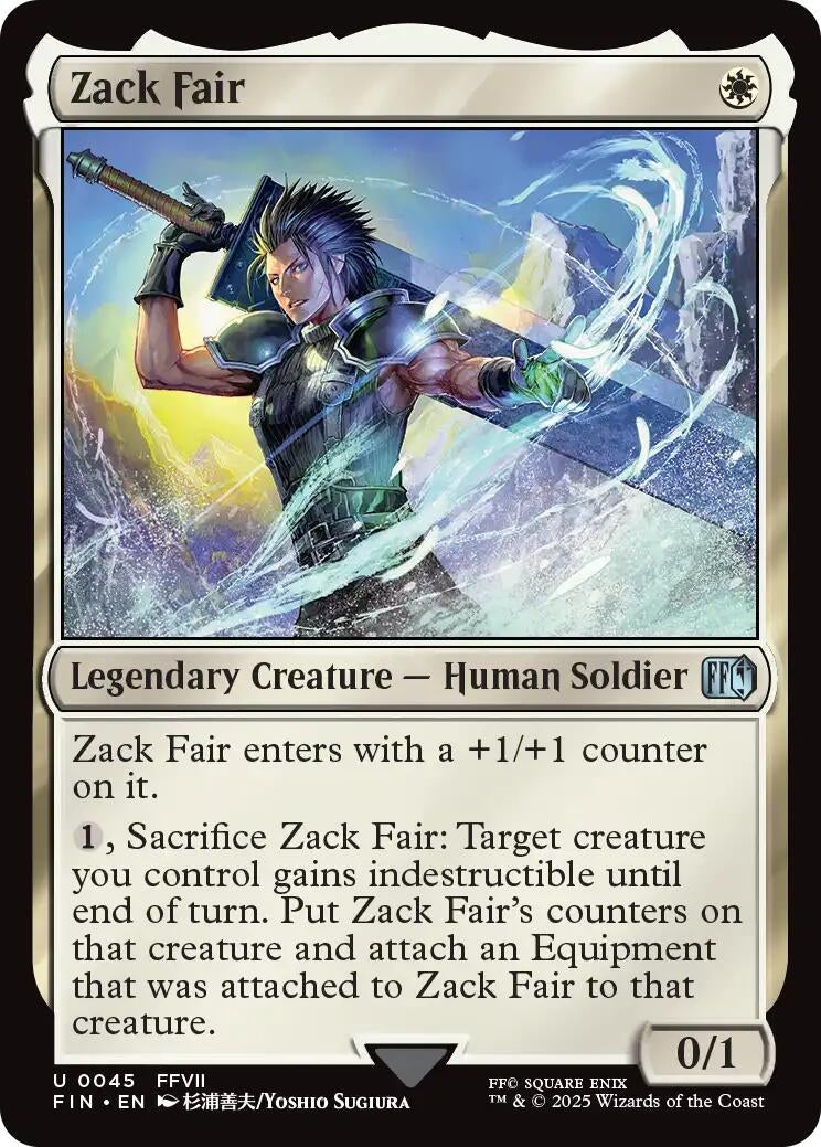 Zack Fair (45) (Foil) (FINAL FANTASY)