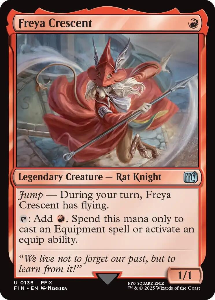 Image for Freya Crescent (138) (Foil) (FINAL FANTASY) - Magic: The Gathering