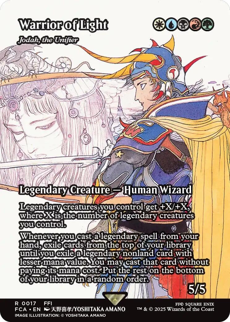 Warrior of Light - Jodah, the Unifier (Showcase) (17) (FINAL FANTASY: Through the Ages)