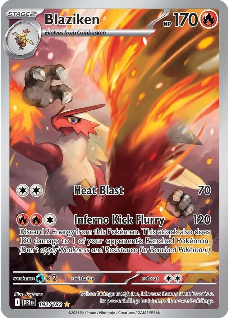Image for Blaziken (192/182) (SV10: Destined Rivals) - Pokemon