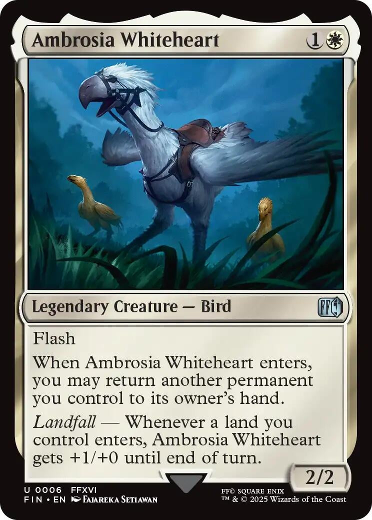 Image for Ambrosia Whiteheart (6) (Foil) (FINAL FANTASY) - Magic: The Gathering