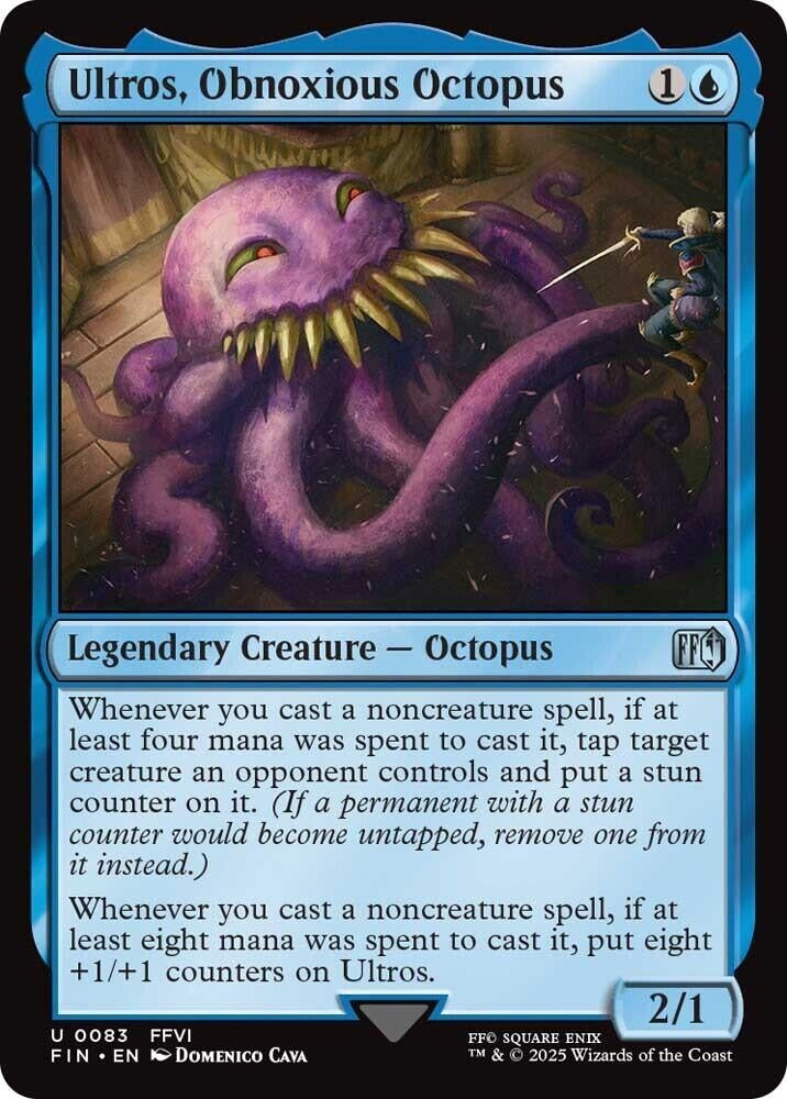 Image for Ultros, Obnoxious Octopus (83) (Foil) (FINAL FANTASY) - Magic: The Gathering