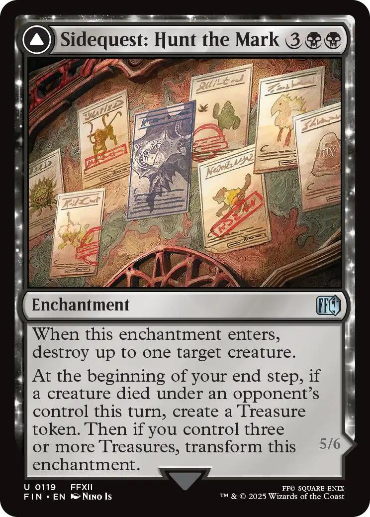 Image for Sidequest: Hunt the Mark (119) (Foil) (FINAL FANTASY) - Magic: The Gathering