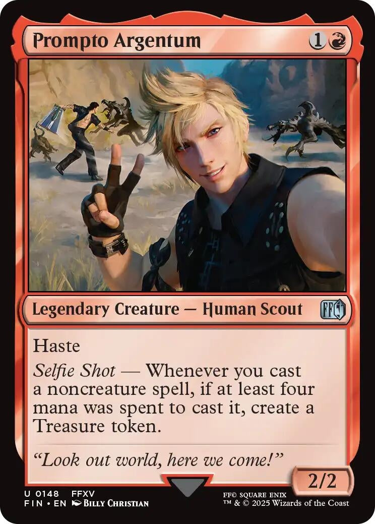 Image for Prompto Argentum (148) (Foil) (FINAL FANTASY) - Magic: The Gathering