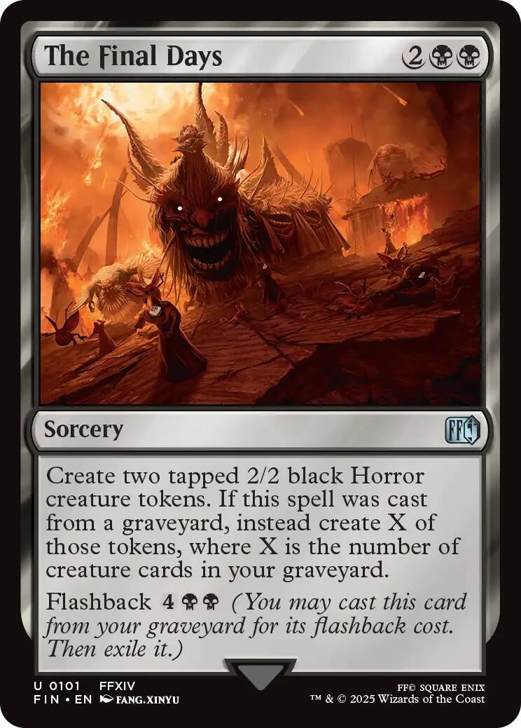 Image for The Final Days (101) (Foil) (FINAL FANTASY) - Magic: The Gathering