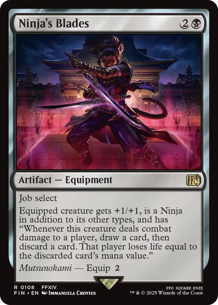 Image for Ninja's Blades (108) (FINAL FANTASY) - Magic: The Gathering