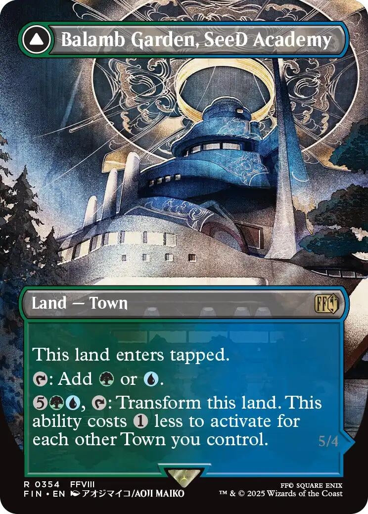 Image for Balamb Garden, SeeD Academy (Borderless) (354) (FINAL FANTASY) - Magic: The Gathering