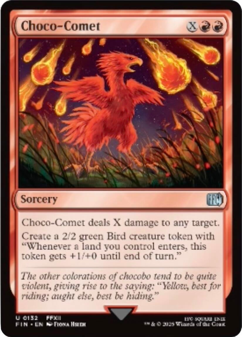 Image for Choco-Comet (132) (Foil) (FINAL FANTASY) - Magic: The Gathering
