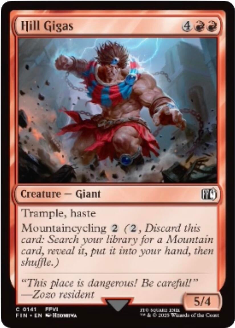 Image for Hill Gigas (141) (FINAL FANTASY) - Magic: The Gathering