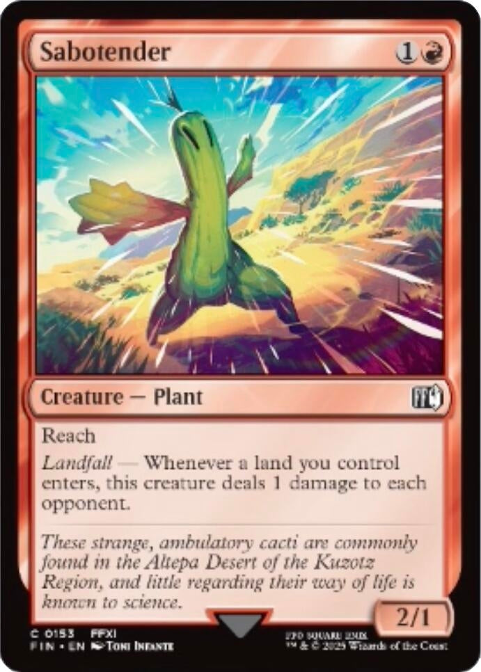 Image for Sabotender (153) (Foil) (FINAL FANTASY) - Magic: The Gathering