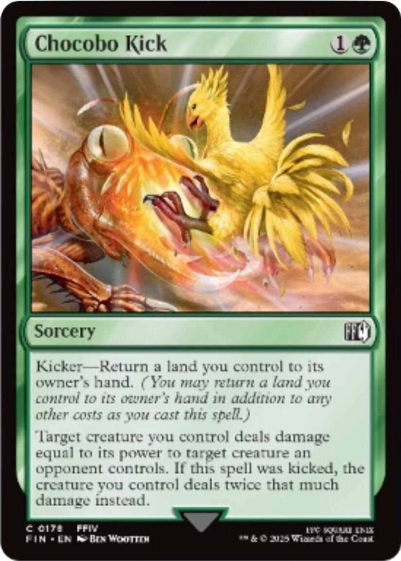 Image for Japanese Magic: The Gathering - Chocobo Kick (178) (FINAL FANTASY) - Magic: The Gathering