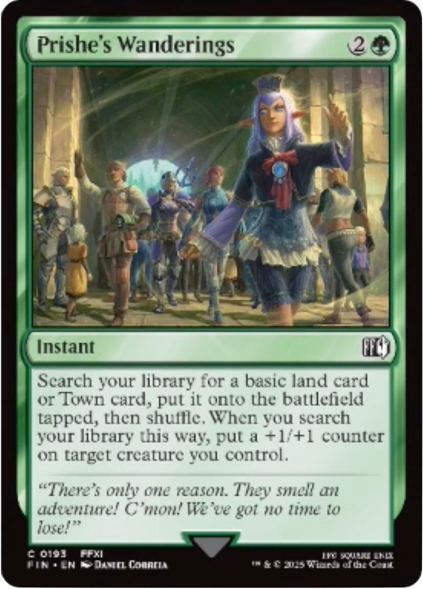 Image for Prishe's Wanderings (193) (Foil) (FINAL FANTASY) - Magic: The Gathering