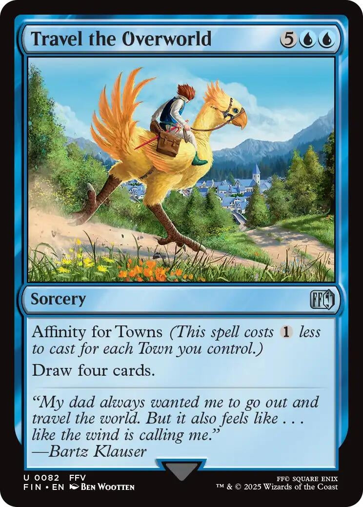 Image for Travel the Overworld (82) (Foil) (FINAL FANTASY) - Magic: The Gathering