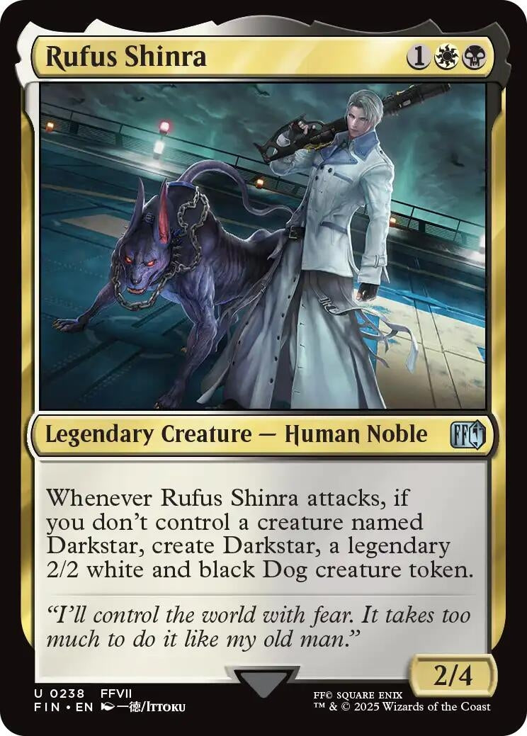 Image for Rufus Shinra (238) (Foil) (FINAL FANTASY) - Magic: The Gathering