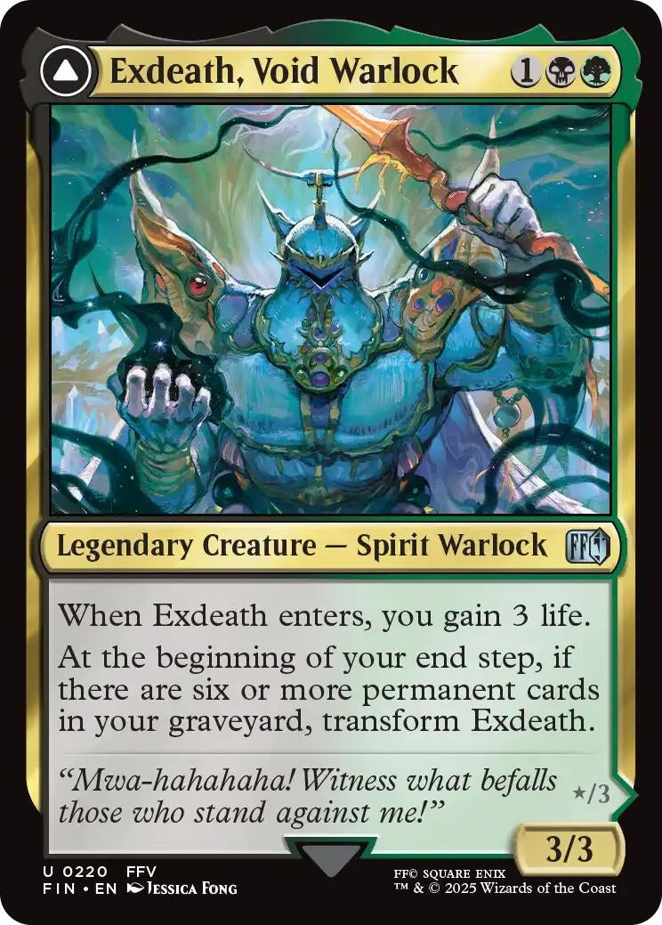 Image for Exdeath, Void Warlock (220) (Foil) (FINAL FANTASY) - Magic: The Gathering