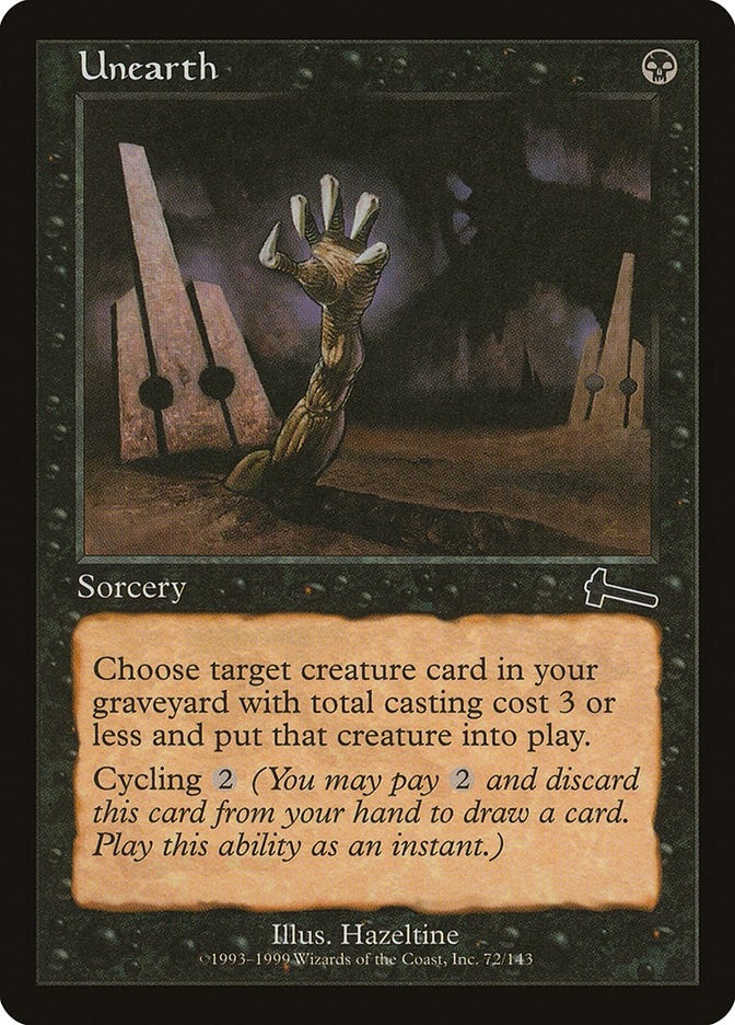 Unearth (72) (Urza's Legacy)