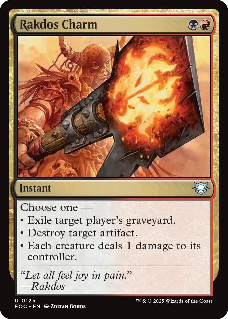 Image for Rakdos Charm (125) (Edge of Eternities) - Magic: The Gathering