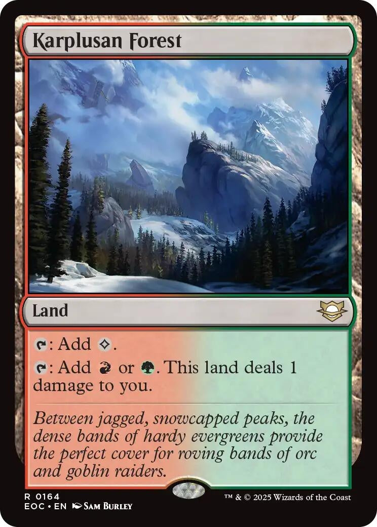 Image for Karplusan Forest (164) (Edge of Eternities) - Magic: The Gathering