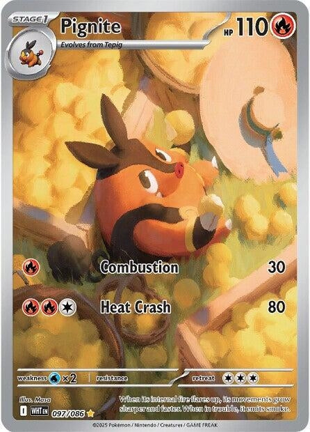 Image for Pignite (097/086) (SV: White Flare) - Pokemon