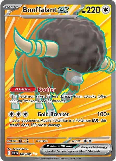 Image for Bouffalant ex (162/086) (SV: White Flare) - Pokemon