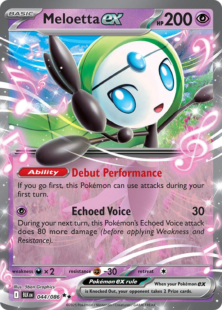 Meloetta ex (044/086) (SV: Black Bolt)