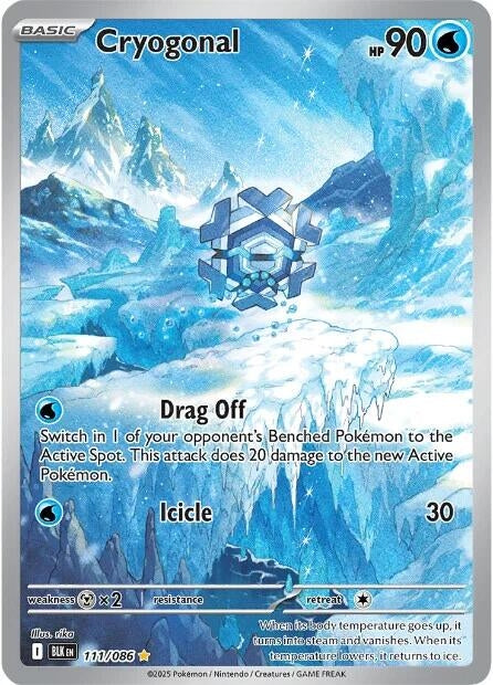 Cryogonal (111/086) (Holofoil) (SV: Black Bolt)