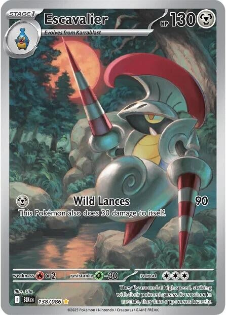 Image for Escavalier (138/086) (SV: Black Bolt) - Pokemon