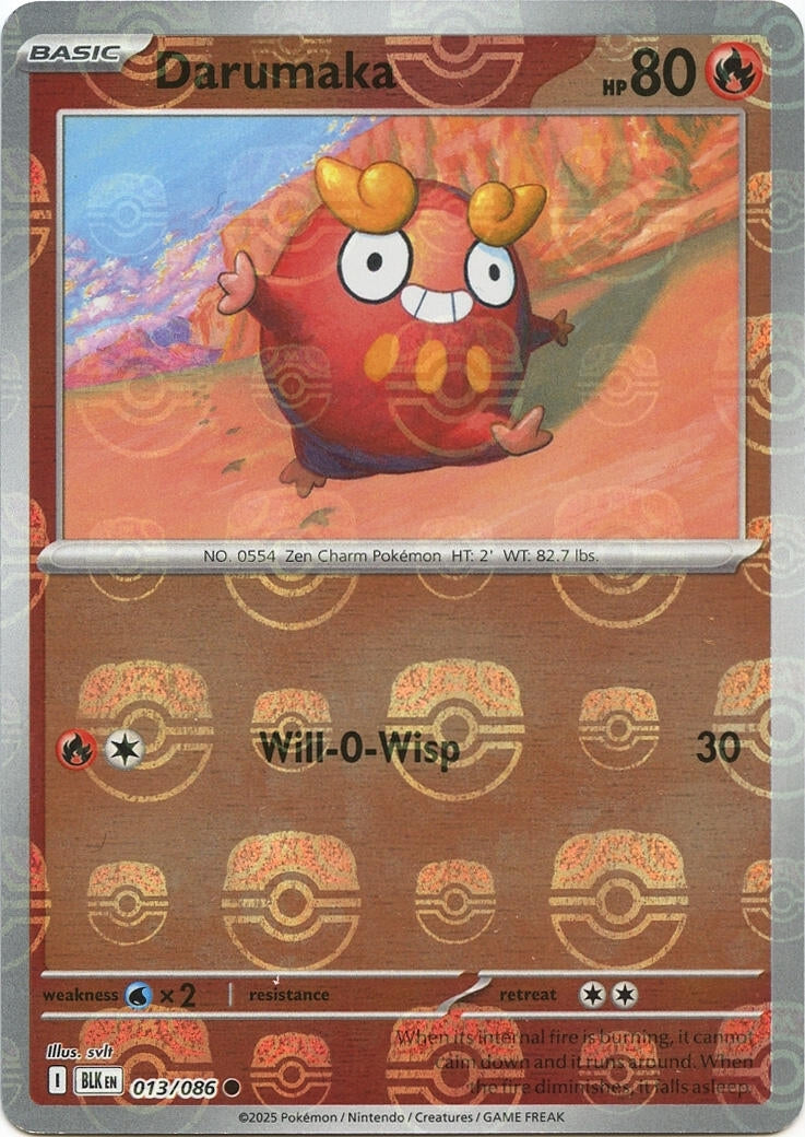 Darumaka (Master Ball Pattern) (013/086) (SV: Black Bolt)