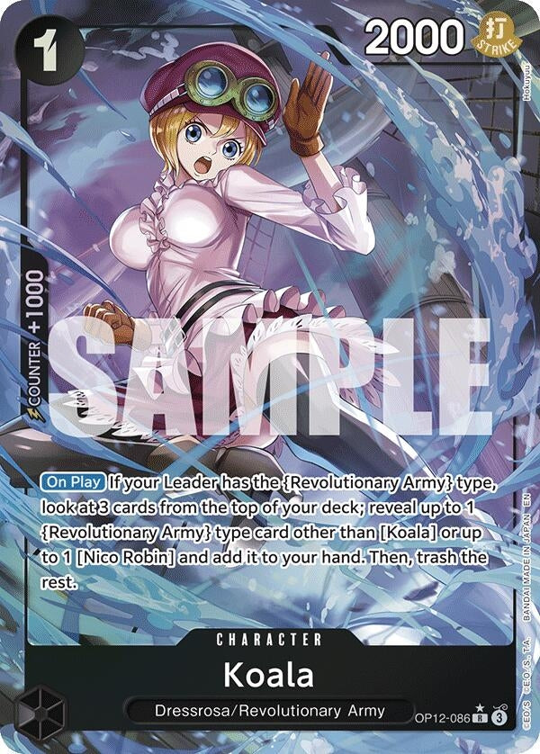 Image for Koala (086) (Alternate Art) (OP12-086) (Foil) (Legacy of the Master) - One Piece Card Game