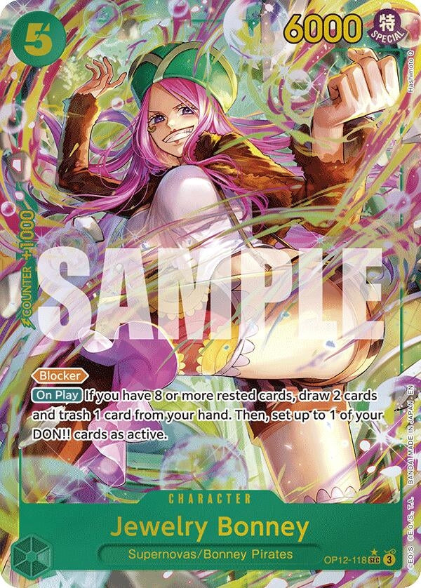 Image for Jewelry Bonney (118) (Alternate Art) (OP12-118) (Foil) (Legacy of the Master) - One Piece Card Game