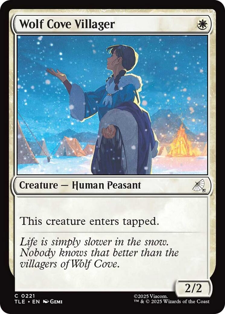 Image for Wolf Cove Villager (0221) (221) (Foil) (Avatar: The Last Airbender: Eternal-Legal) - Magic: The Gathering