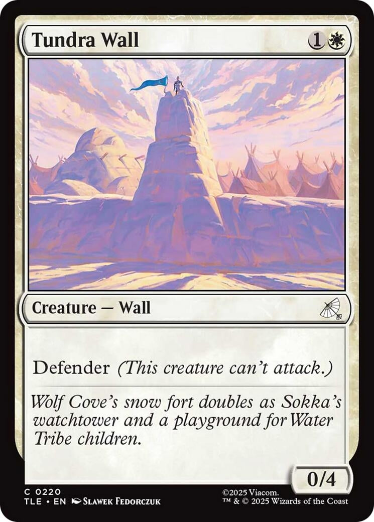 Image for Tundra Wall (0220) (220) (Foil) (Avatar: The Last Airbender: Eternal-Legal) - Magic: The Gathering