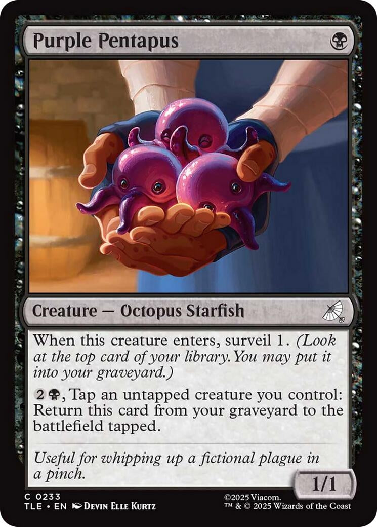 Image for Purple Pentapus (233) (Foil) (Avatar: The Last Airbender: Eternal-Legal) - Magic: The Gathering