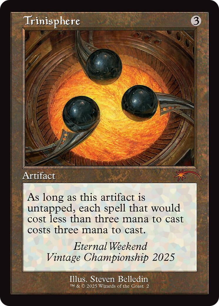 Image for Trinisphere (Retro Frame) (Eternal Weekend 2025 Promo) (2) (Unique and Miscellaneous Promos) (UMP) - Magic: The Gathering