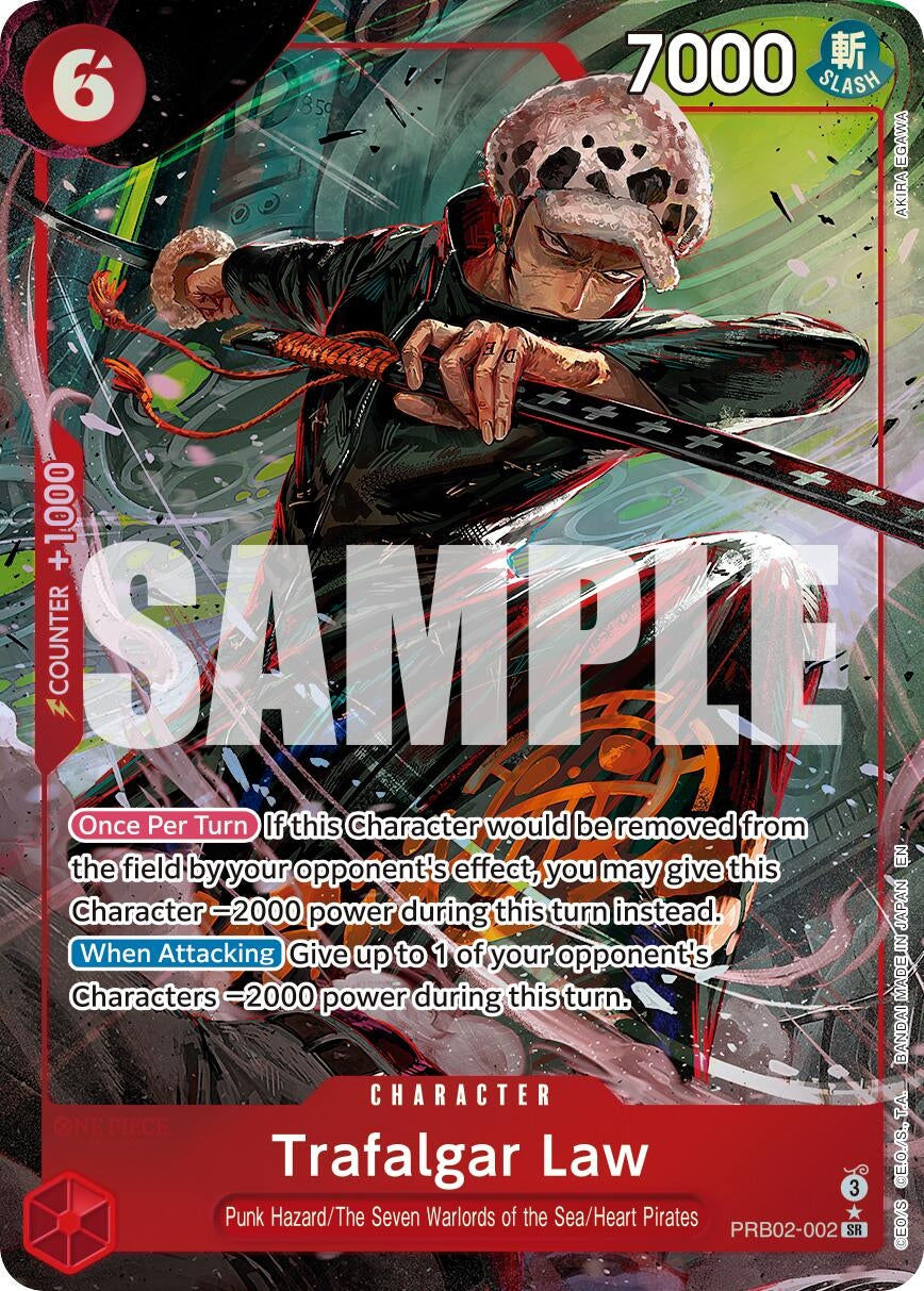 Image for Trafalgar Law - PRB02-002 (Alternate Art) (PRB02-002) (Foil) (Premium Booster -The Best- Vol. 2) - One Piece Card Game