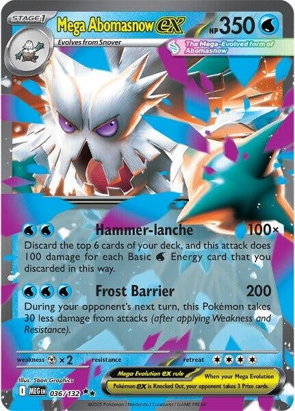 Mega Abomasnow ex (036/132) (ME01: Mega Evolution)
