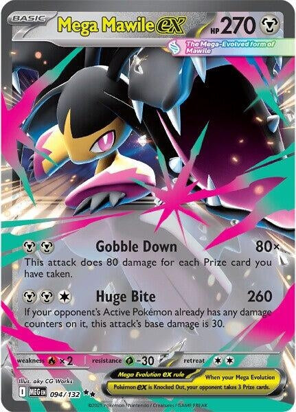Image for Mega Mawile ex (094/132) (ME01: Mega Evolution) - Pokemon