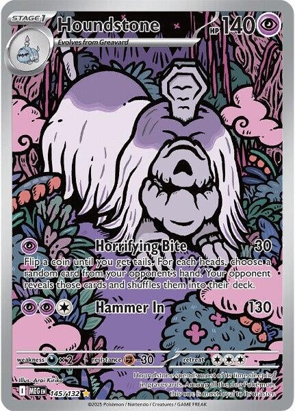 Image for Houndstone (145/132) (ME01: Mega Evolution) - Pokemon