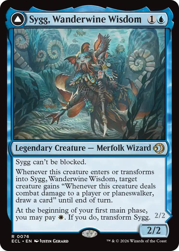Image for Sygg, Wanderwine Wisdom (76) (Foil) (Lorwyn Eclipsed) - Magic: The Gathering