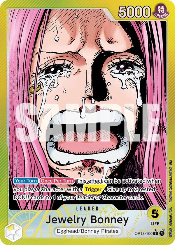 Image for Jewelry Bonney (100) (Alternate Art) (OP13-100) (Foil) (Carrying On His Will) - One Piece Card Game