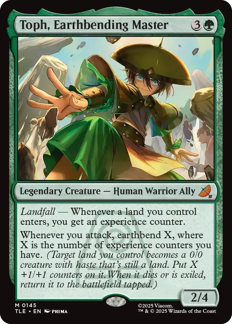 Image for Toph, Earthbending Master (145) (Foil) (Avatar: The Last Airbender: Eternal-Legal) - Magic: The Gathering