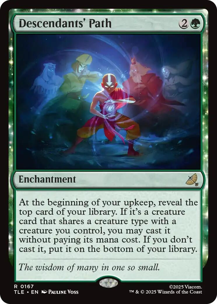 Image for Descendants' Path (167) (Foil) (Avatar: The Last Airbender: Eternal-Legal) - Magic: The Gathering