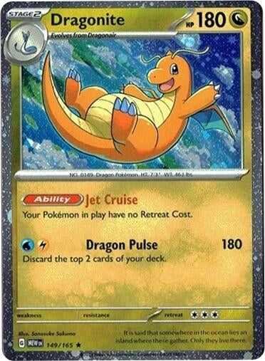 Dragonite 149/165 (Cosmos Holo) (149/165)